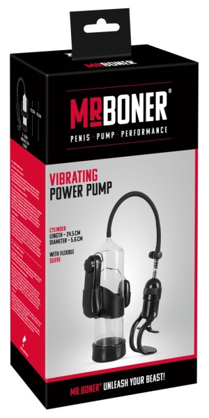 Vibro-Penispumpe „Mister Boner????, mit Ein-Hand-Pumpe, Einführtiefe 22,2 cm - vergleichen und günstig kaufen Vibro-Penispumpe „Mister Boner????, mit Ein-Hand-Pumpe, Einführtiefe 22,2 cm - vergleichen und günstig kaufen